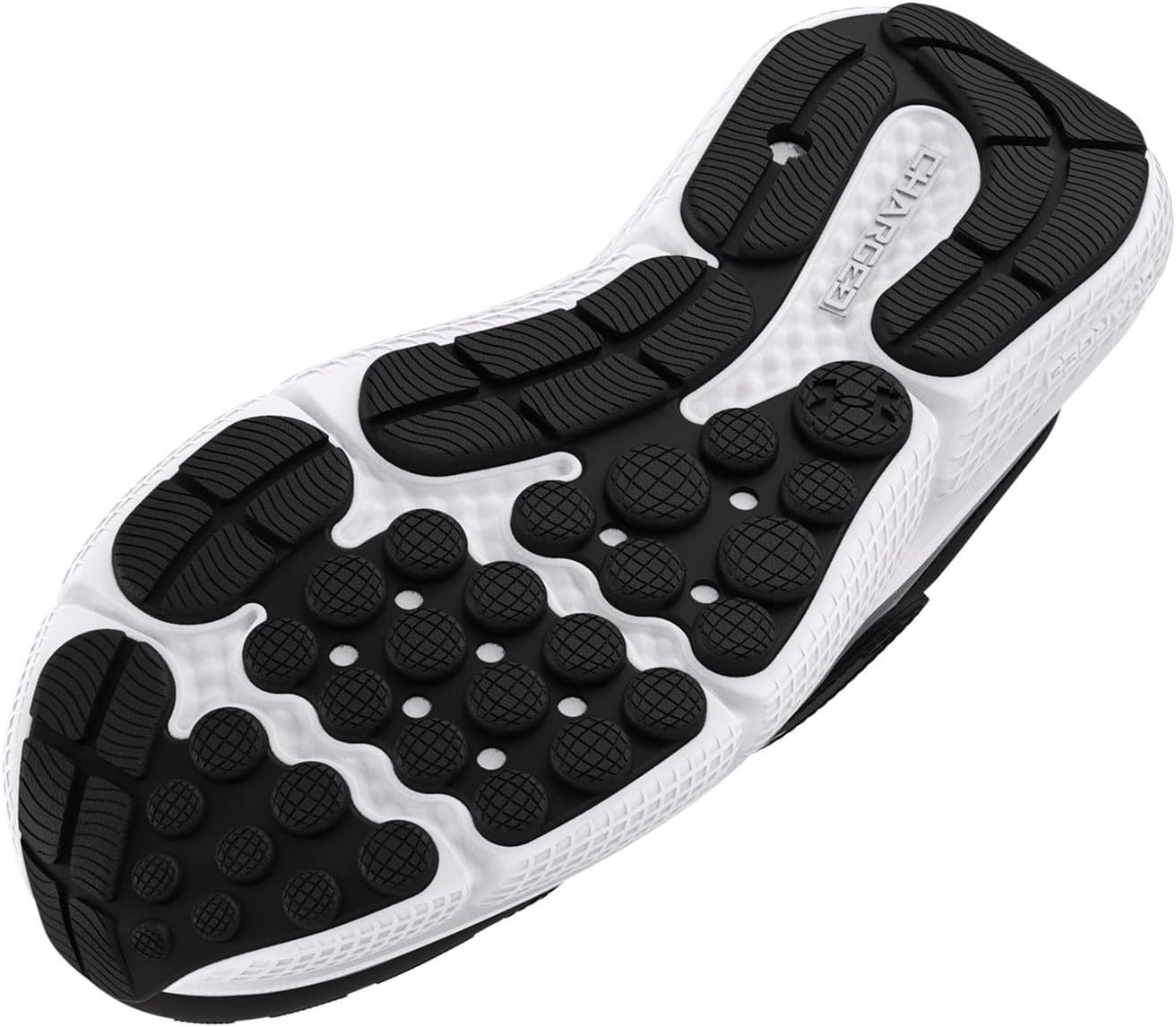 Детские кроссовки Under Armour Assert 10 с альтернативной застежкой, белый/черный — фото 4