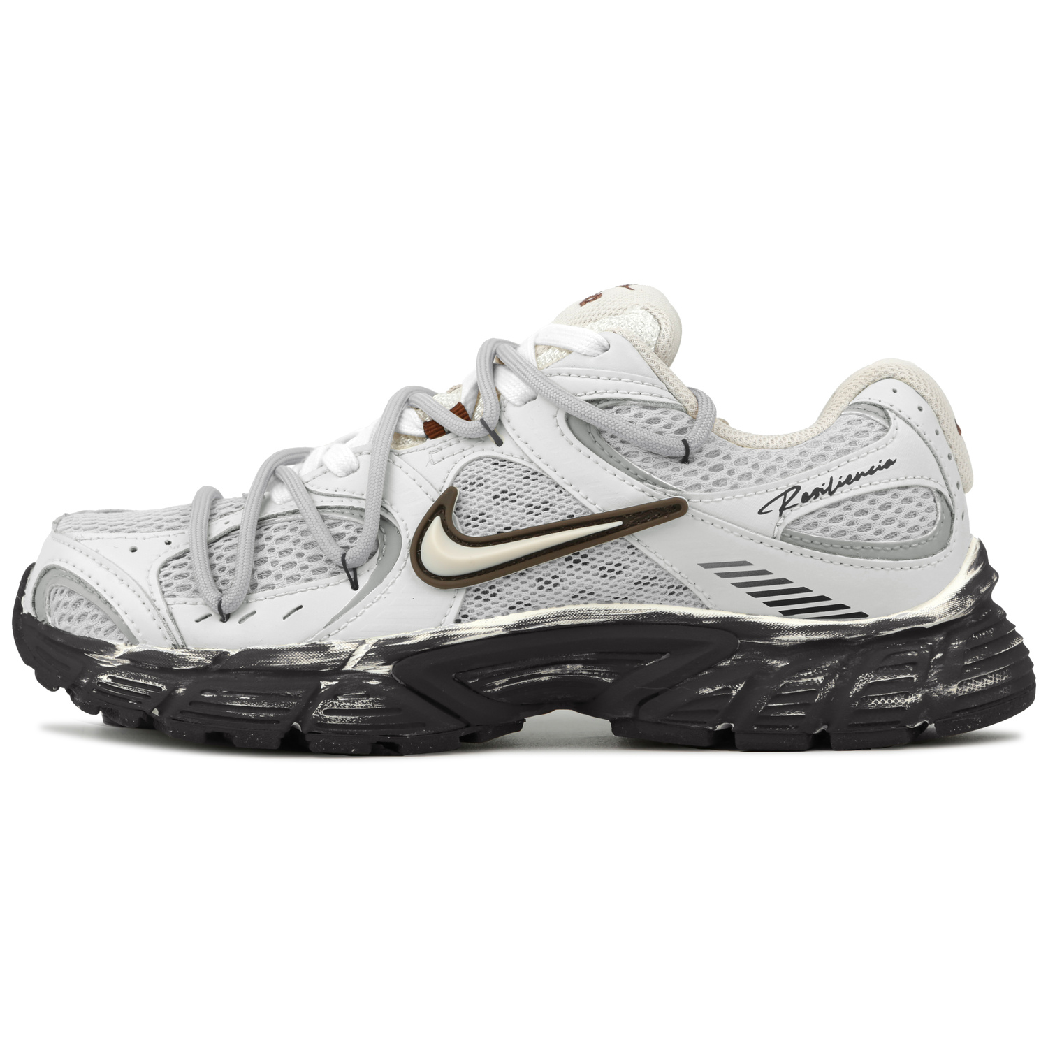 

Nike V5 RNR низкие кроссовки для повседневного бега унисекс silver black