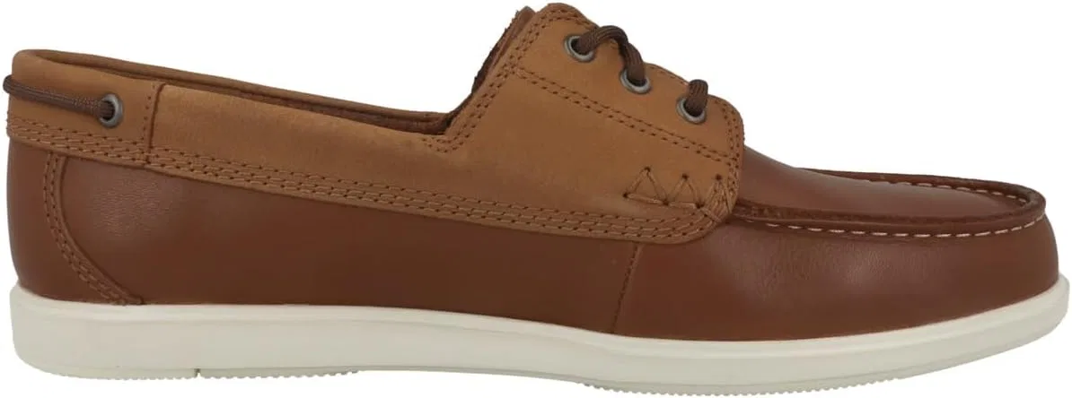 Туфли Clarks Herren Bratton BoatBoat Shoe, Dark Tan Lea — фото 3