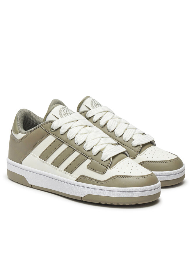 Кроссовки adidas Rapid Court Low JR0165, зеленый — фото 2