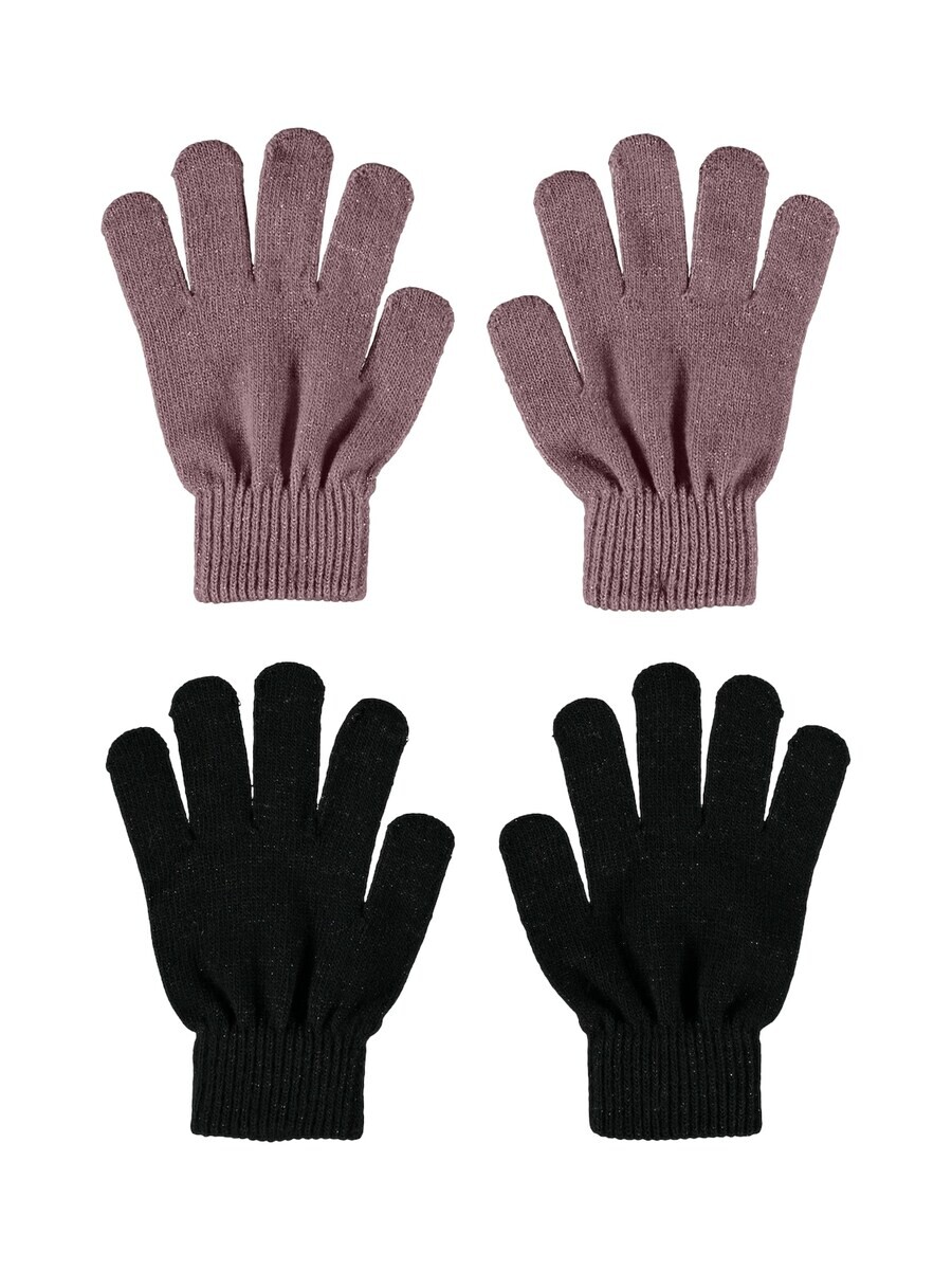 

Перчатки NAME IT Gloves MAGIC, сиреневый/черный