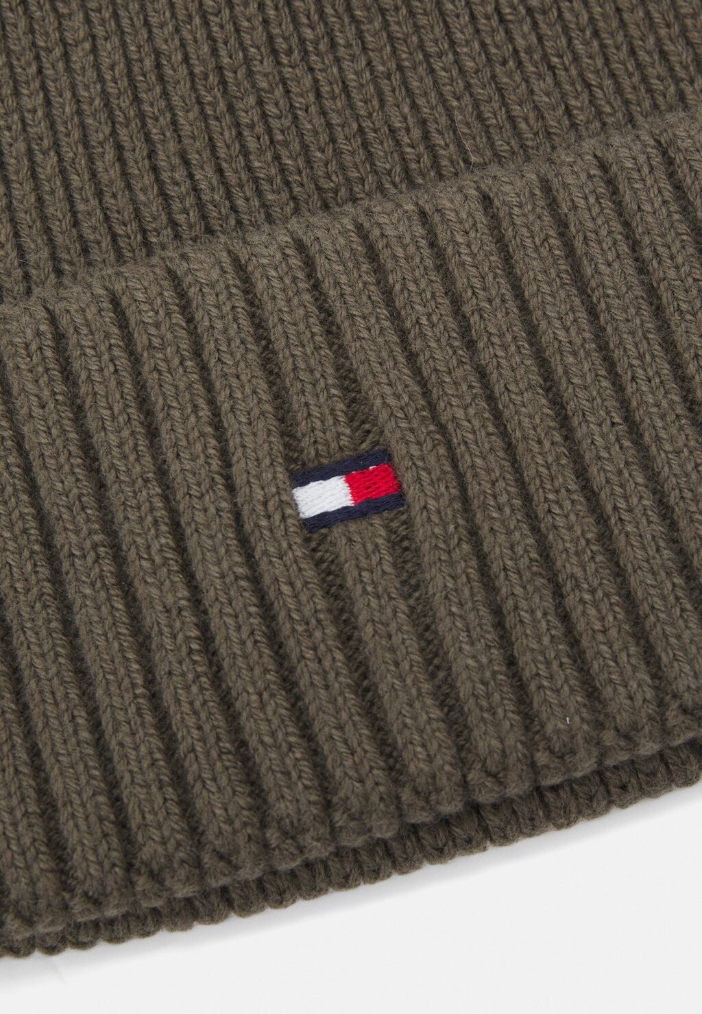 

Шапка FLAG BEANIE UNISEX Tommy Hilfiger, оливковый