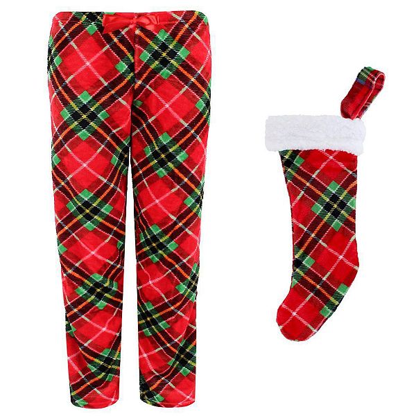 

Пижамный комплект с чулками в клетку для девочек Weekending