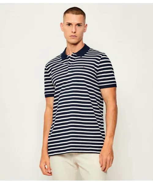 

Футболка поло Slim fit Tommy Jeans, синий