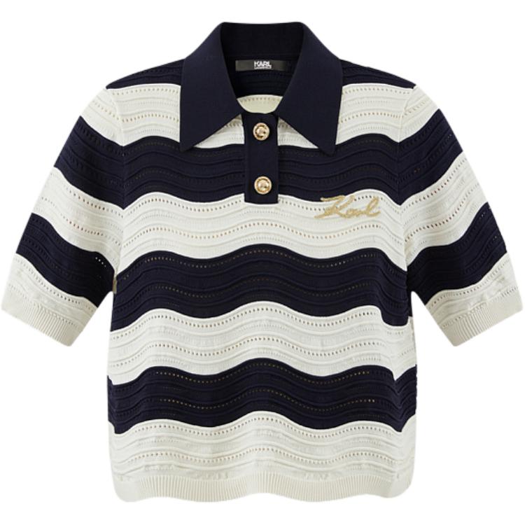 

KARL LAGERFELD / Karl Lagerfeld Jeans Топ KARL LAGERFELD для женщин черно-белый