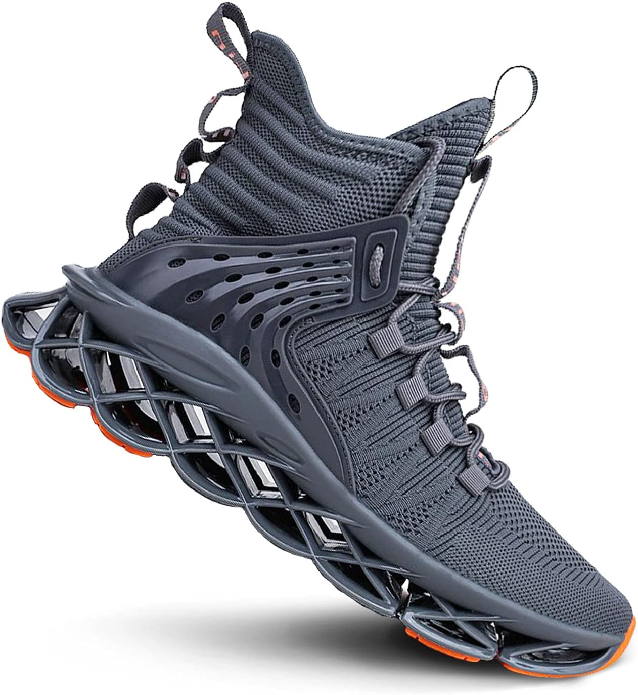 

Кроссовки DUDHUH для мужчин, удобные спортивные, для кросс-тренинга, повседневной ходьбы, модные мужские теннисные носковые кеды, серый