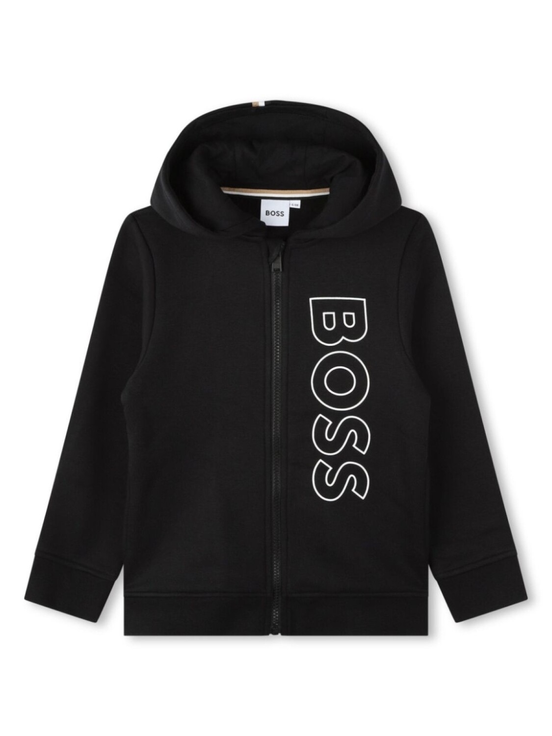

Хлопковый спортивный костюм с логотипом BOSS Kidswear, черный