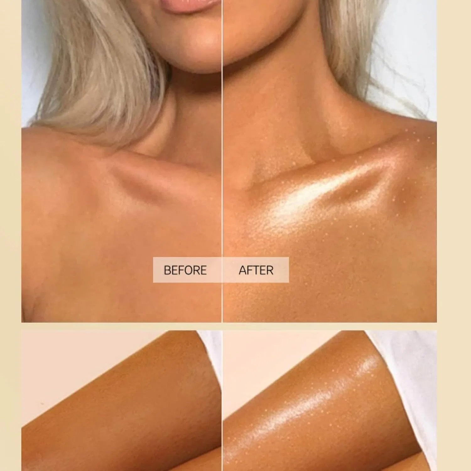 Хайлайтер для лица и тела Fragrance Body Glow Oil, 150 мл Generic — фото 2