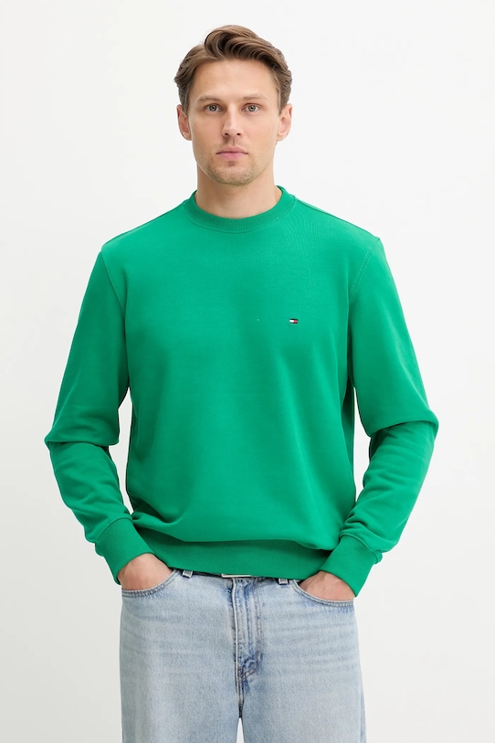 

Хлопковая толстовка Tommy Hilfiger, зеленый