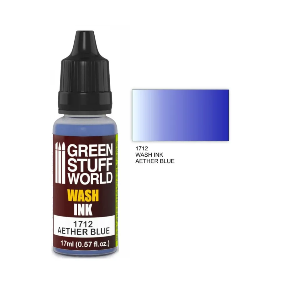 

Промывочные чернила — эфирный синий (17 мл), Paint - Inks & Dyes (Green Stuff World)