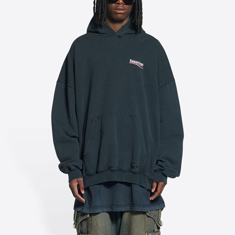 Худи Balenciaga Political Campaign, черный — фото 4