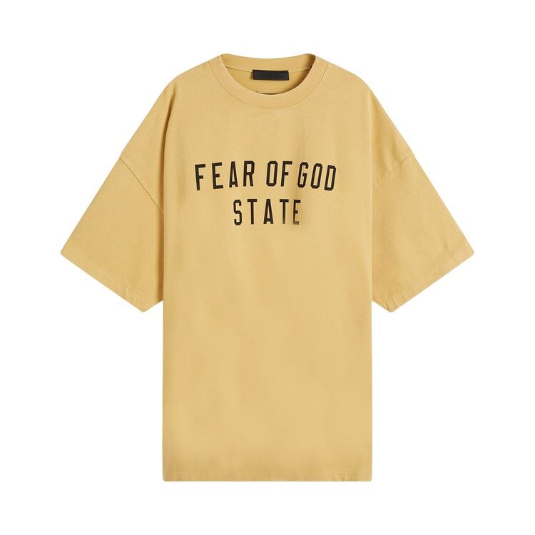 

Футболка Fear of God Essentials Heavy Crewneck Tee Amber, желтый