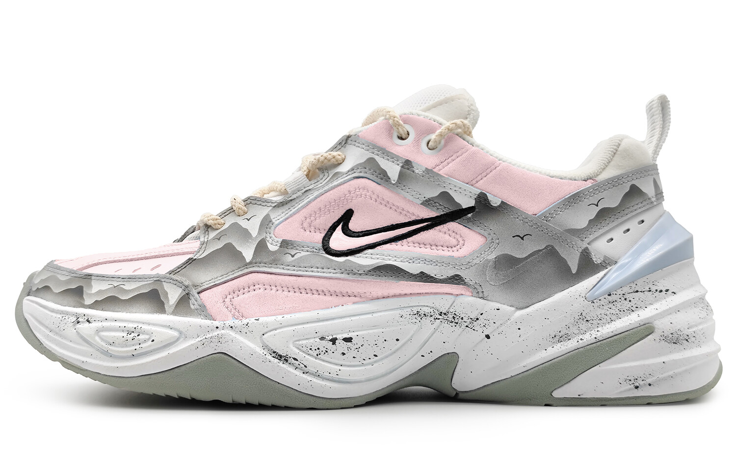 

Массивные кроссовки Nike M2K унисекс, Soft pink