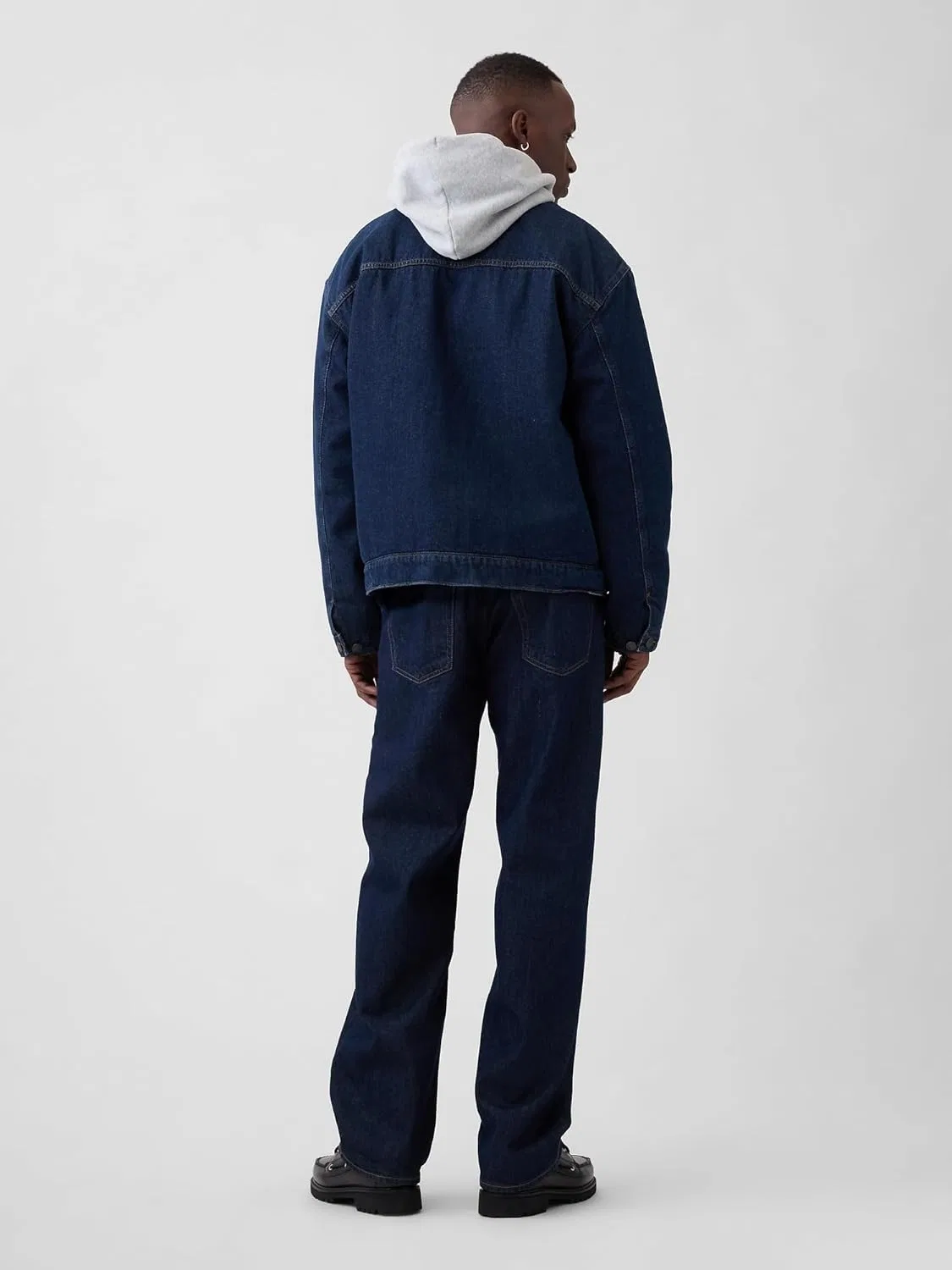 Джинсы Relaxed Fit GAP, Rinse Washed Indigo — фото 2