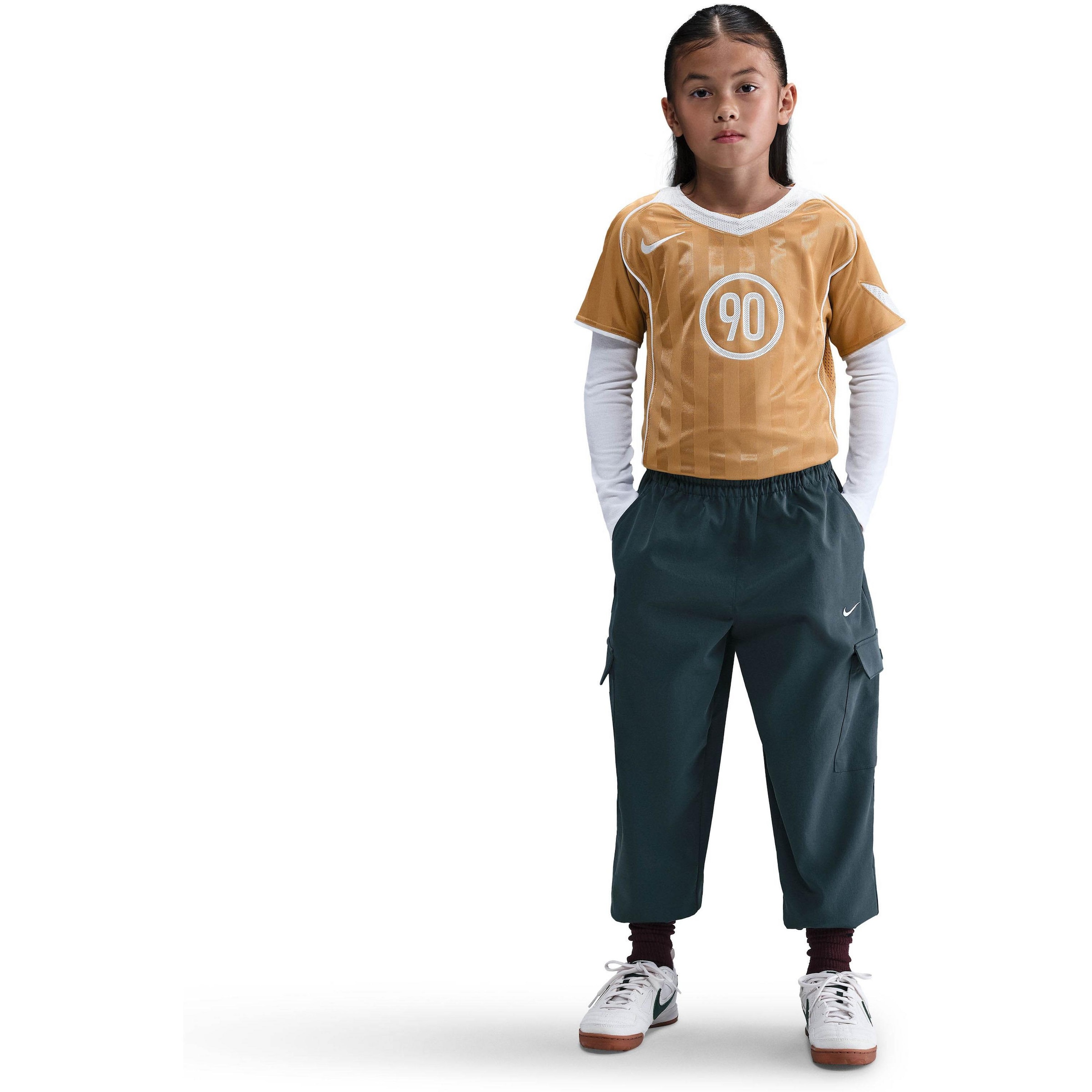 NIKE Футболка для тренировок 'T90 Energy' в цвете Yellow, Yellow Gold — фото 3