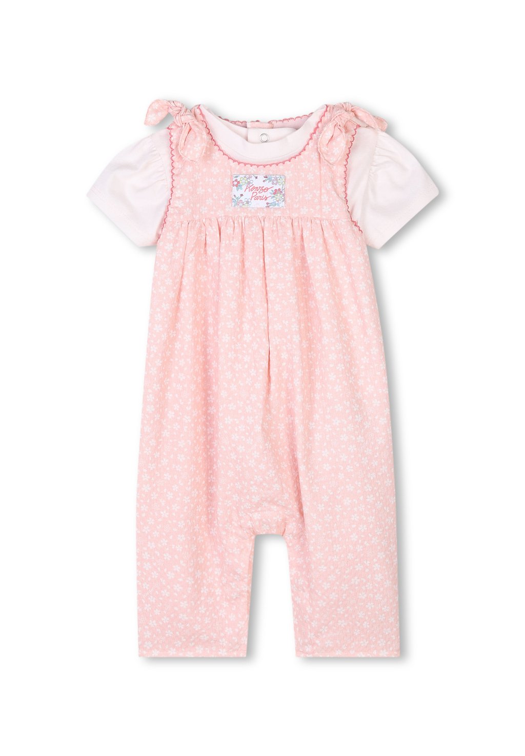

Футболка с принтом SET KENZO kids, фуксия