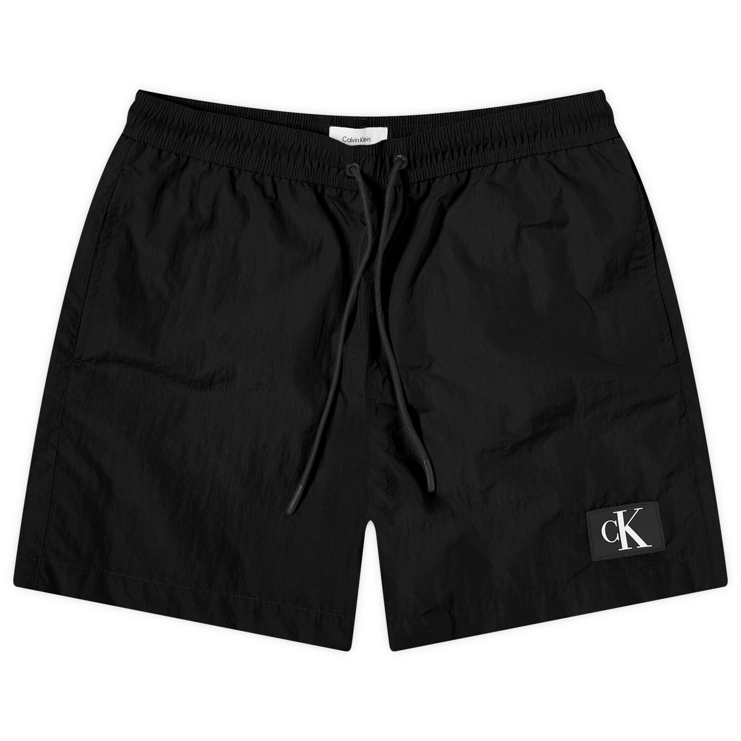 

Шорты для плавания Calvin Klein Monogram Logo Nylon Swim Shorts, черный