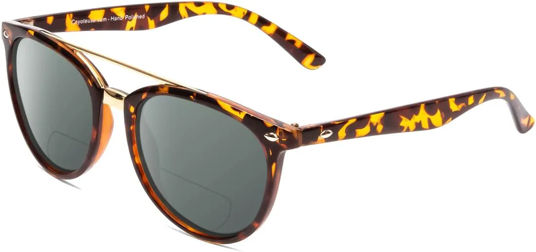 

Солнцезащитные очки Coyote Downtown унисекс Cateye с поляризованными линзами или бифокальными линзами | Защита от УФ-излучения | 54 мм, Tortoise Brown Frame/Grey Lens