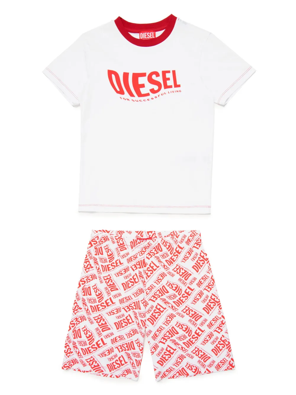 

Пижама с логотипом Diesel Kids, белый