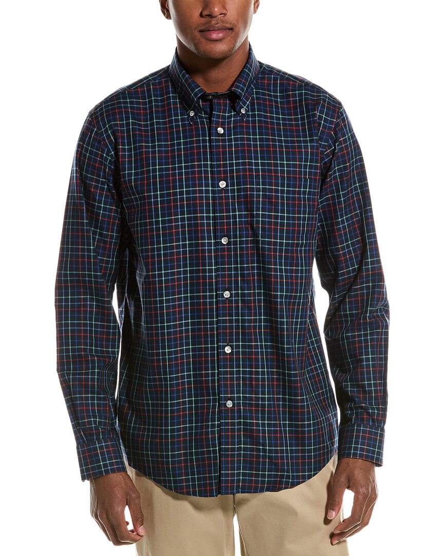 

Рубашка Brooks Brothers Regular Fit Oxford, синий