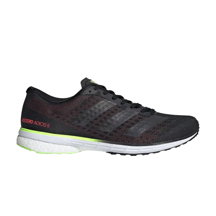 

Кроссовки Adizero Adios 5 'Black Signal Green', черный
