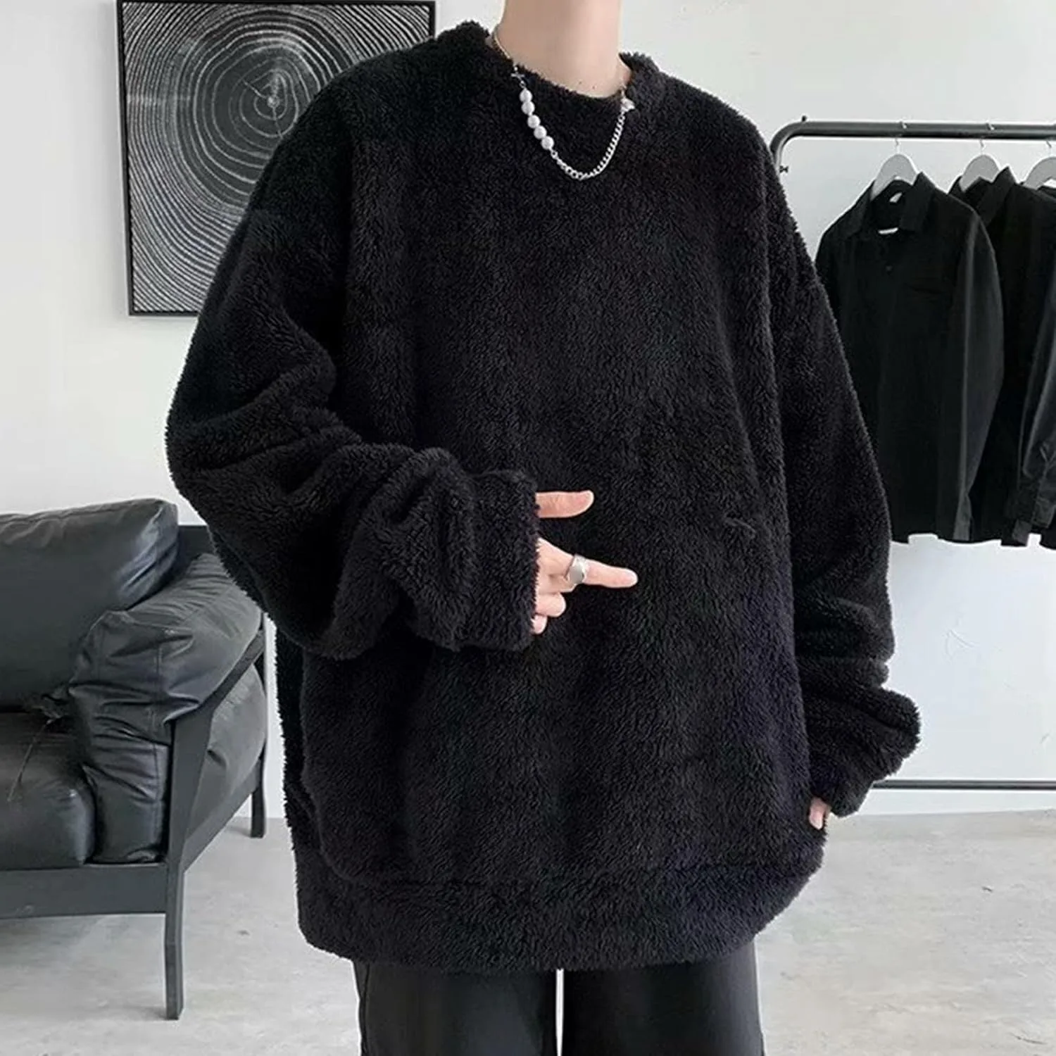 Мужская толстовка Sherpa без капюшона — фото 3