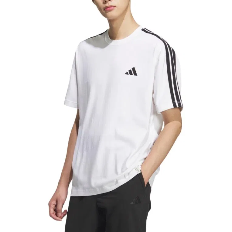 Футболка ESSENTIALS Plus Adidas белая — фото 3