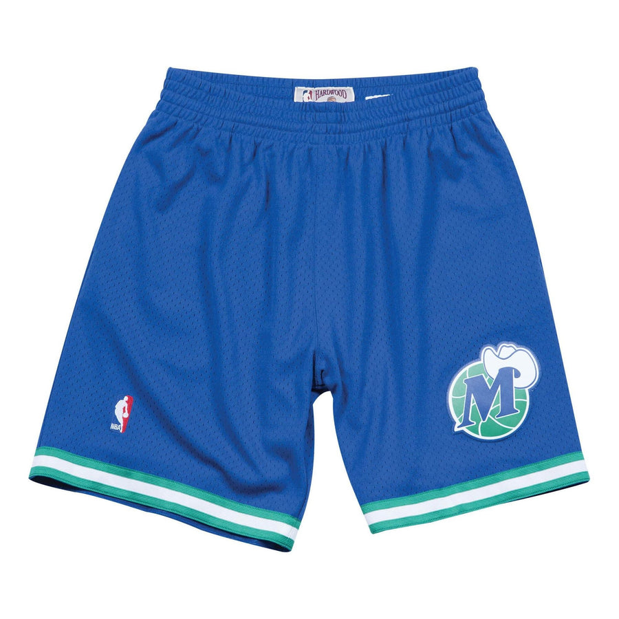 

Спортивные шорты Mitchell & Ness NBA Swingman Shorts Dallas Mavericks Road 1998-99 'Blue Green', синий