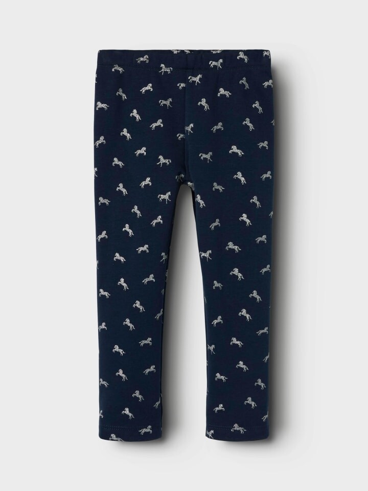 Термолеггинсы name it NMFTAVINA SWEAT FLEECE LEGGING BRU, темно-синий — фото 4