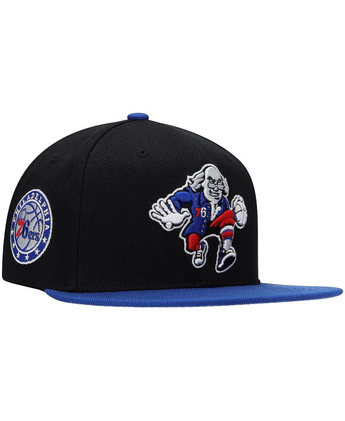 

Мужская черная кепка Royal Philadelphia 76ers Side Core 2.0 Snapback Mitchell & Ness