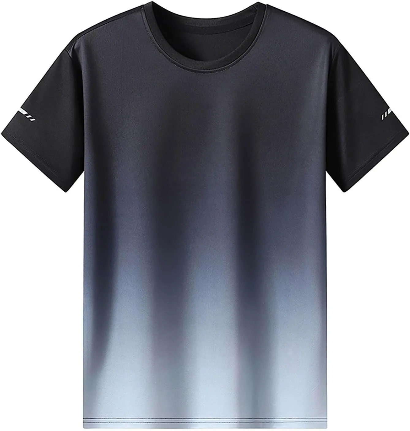 

Футболка Muscularfit Loose Fit для мужчин, Crewneck, короткий рукав, градиент