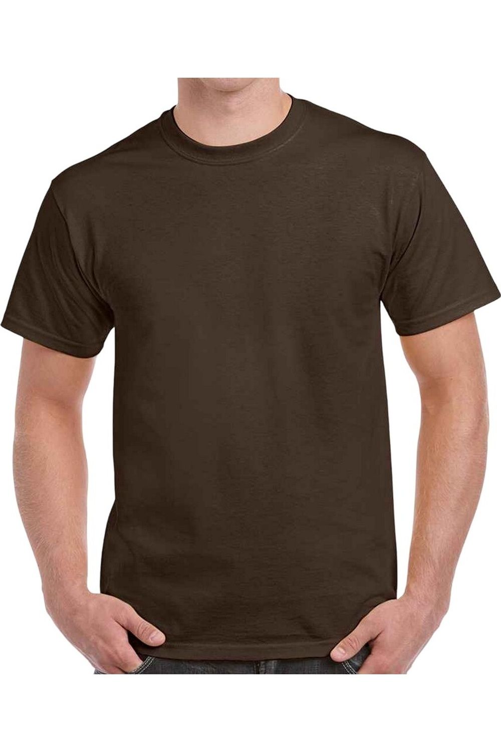 

Футболка мужская Gildan Heavy Cotton, шоколадный