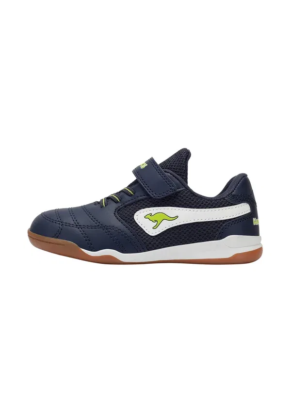 Кроссовки Kangaroos K braceyard sneaker trainers, темно-синий с лаймом