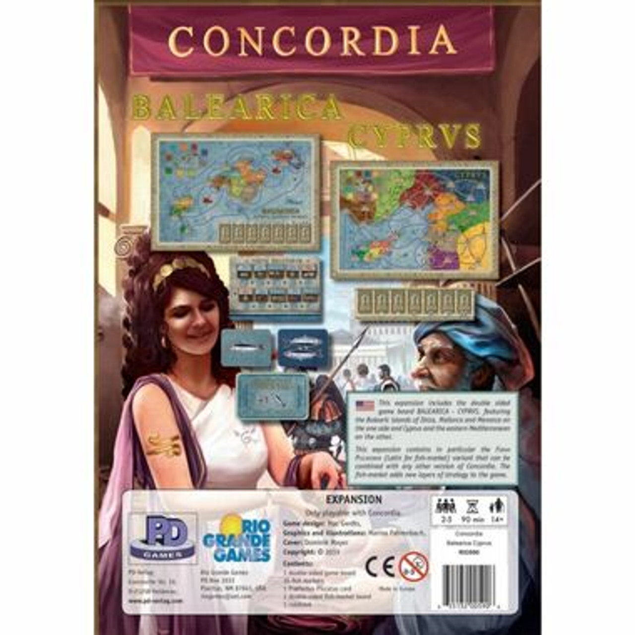 

Настольная игра Concordia: Balearica & Cyprus Expansion