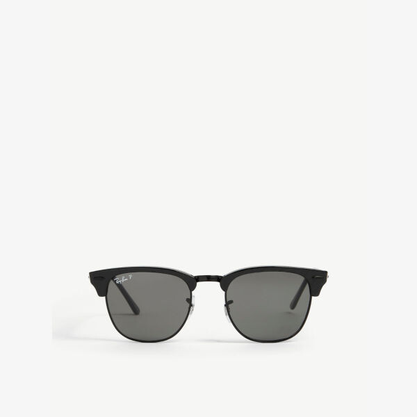 

Солнцезащитные очки RB 3016 Clubmaster из ацетата Ray-Ban, черный