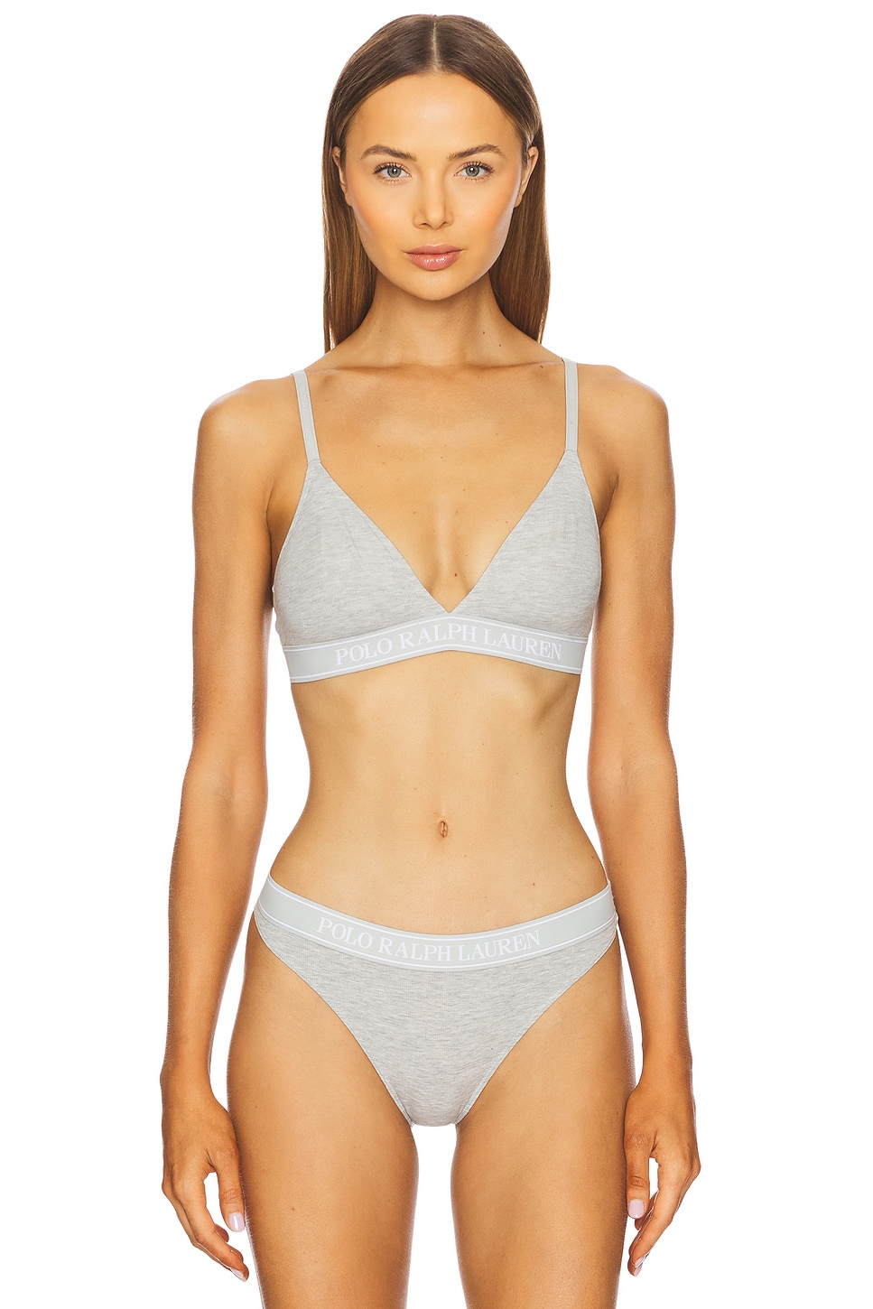 

Бралет-треугольник Polo Ralph Lauren Intimates, heather grey