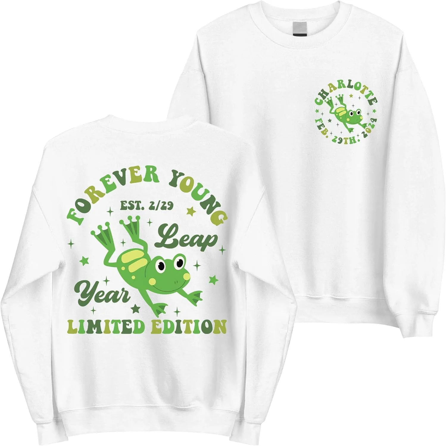 

Свитшот на день рождения в високосный год с именем MadalenStore