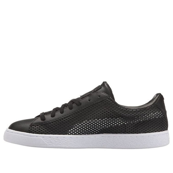 

Кроссовки basket classic summer shade 'black white' Puma, черный