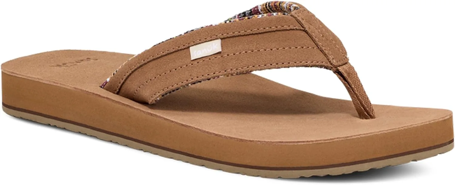 Sanuk Mens Ziggy ST | Flip Flops for Men | Mens Сандалии | Beach Сандалии | Water Friendly & Lightweight | Comfort Footbed — фото 4