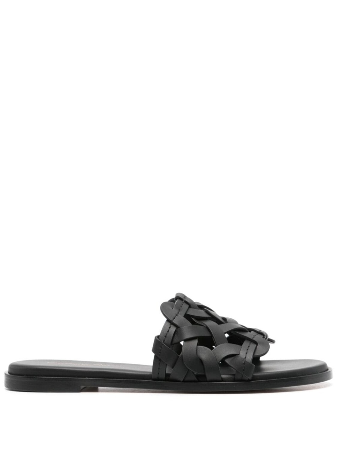 Gianvito Rossi плетеные сандалии, черный