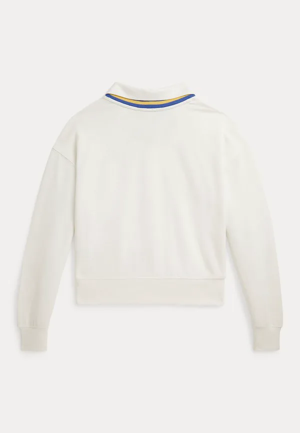 Свитшот для крикета из французского махрового трикотажа 714y Polo Ralph Lauren, Deckwash White — фото 2