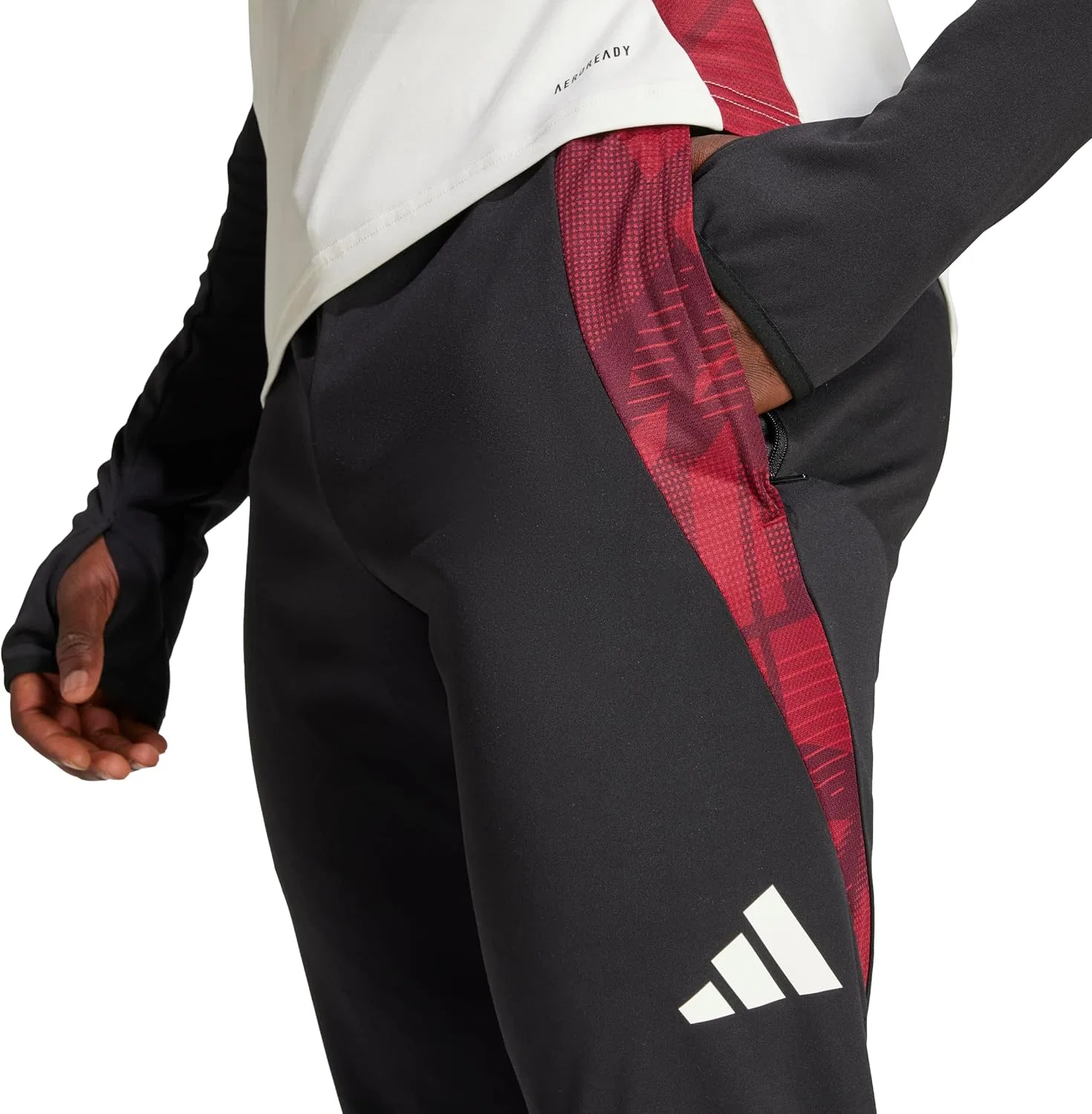 Тренировочные брюки Adidas Manchester United FC 24/25, черный — фото 4