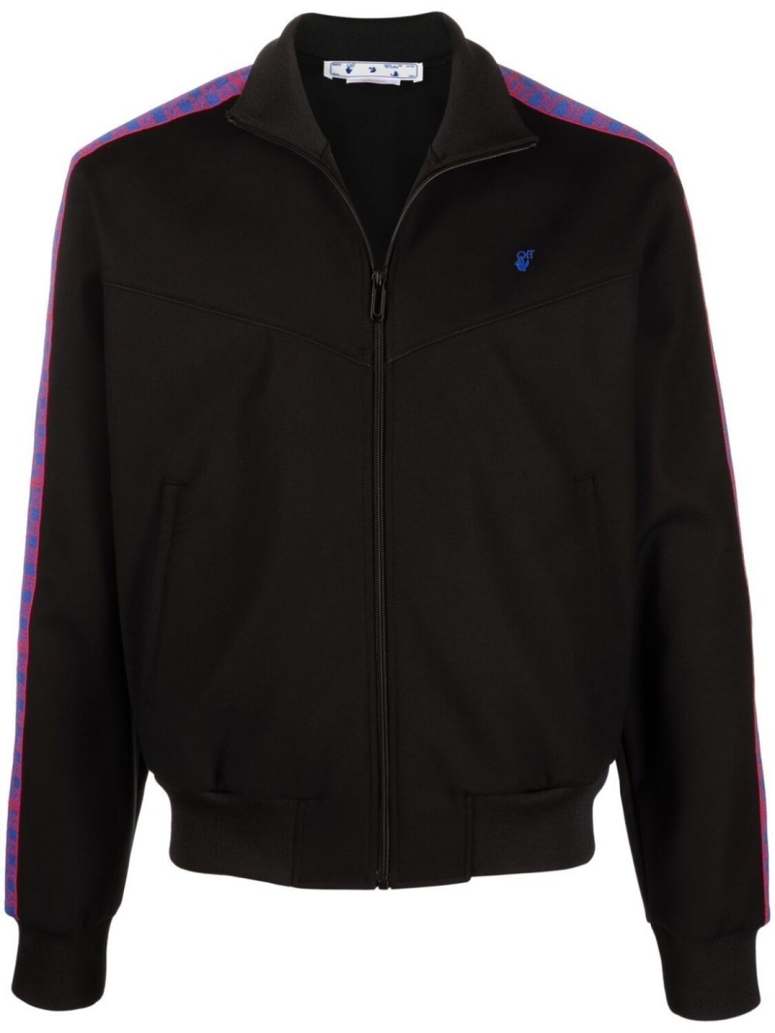 

Off-White спортивная куртка с вышивкой Arrows, черный