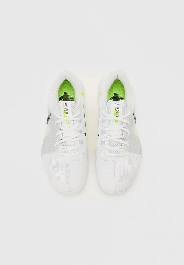 Теннисные кроссовки gp challenge для всех типов покрытий Nike Performance, White/Black/Pure Platinum-Coloured/Volt — фото 4