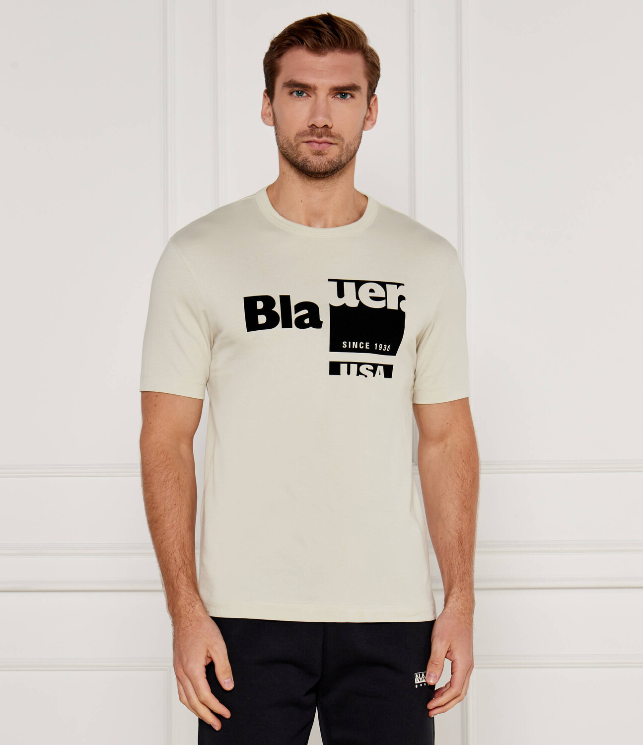 

Футболка BLAUER GEORGE Regular Fit, бежевый