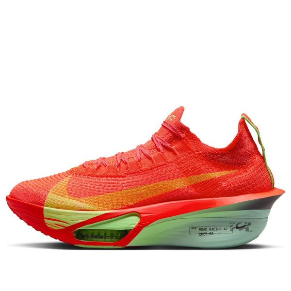 Кроссовки zoomx alphafly next% 3 'bright crimson lime blast mint foam' Nike, красный