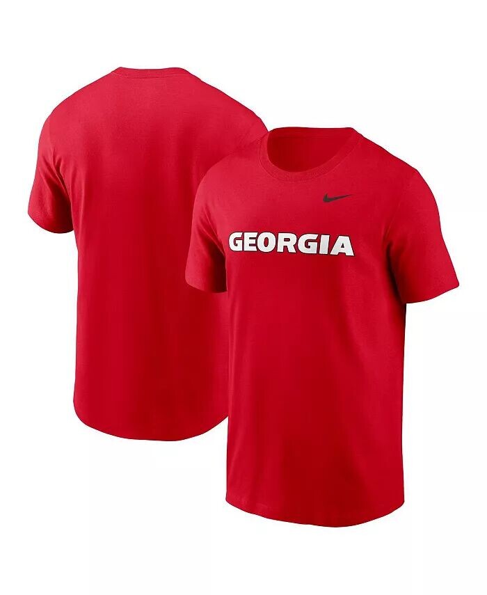 

Мужская красная футболка с надписью Georgia Bulldogs Primetime Evergreen Nike, красный
