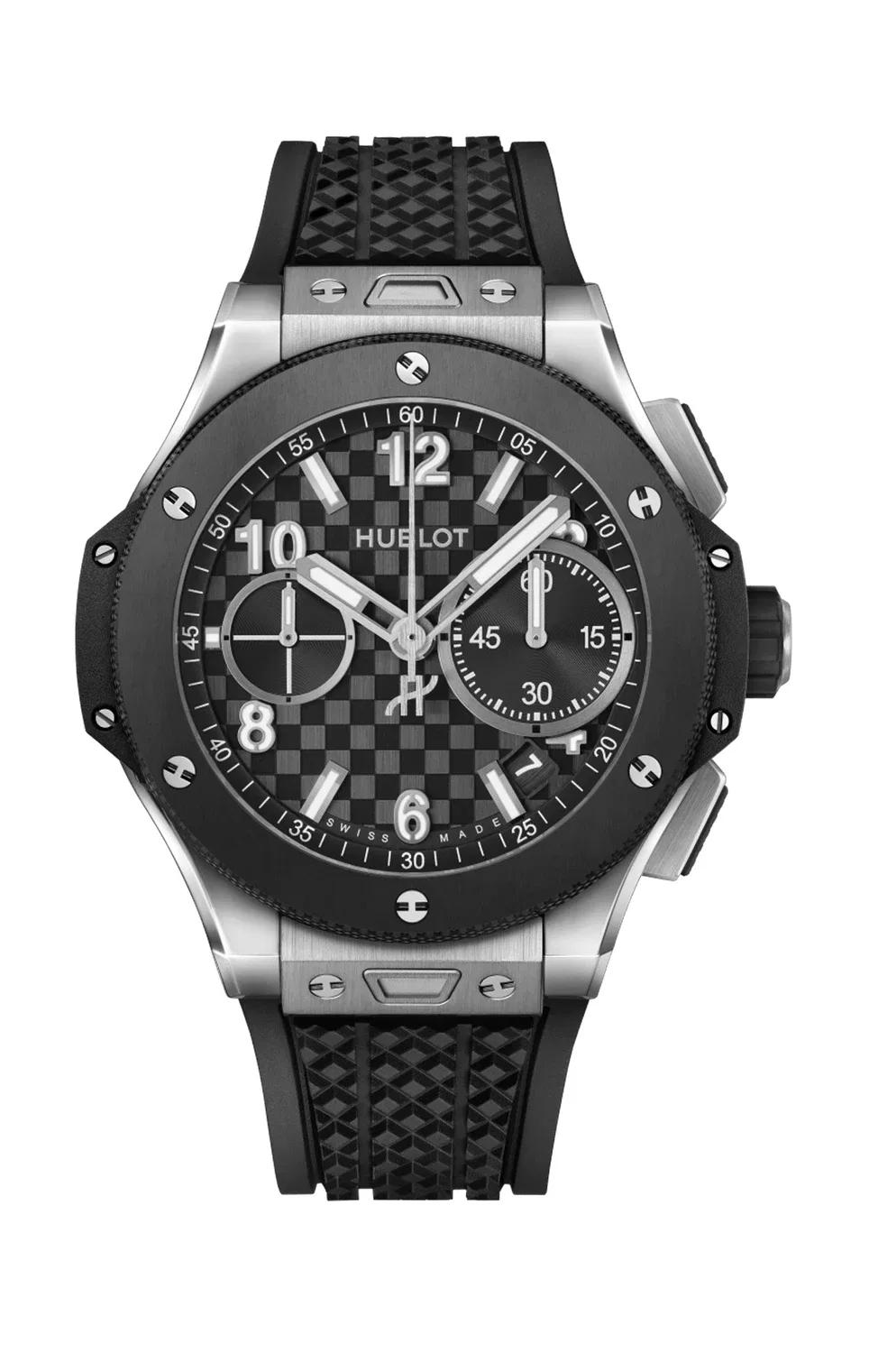 BIG BANG ORIGINAL UNICO ТИТАН КЕРАМИКА 43 ММ - 431.NM.1370.RX HUBLOT, серебряный