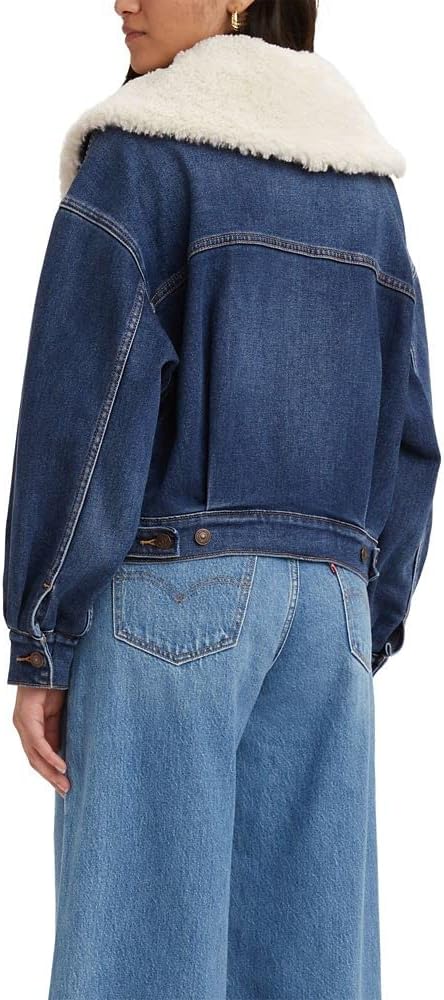 Женская куртка Levi's премиальная утепленная, синий — фото 2