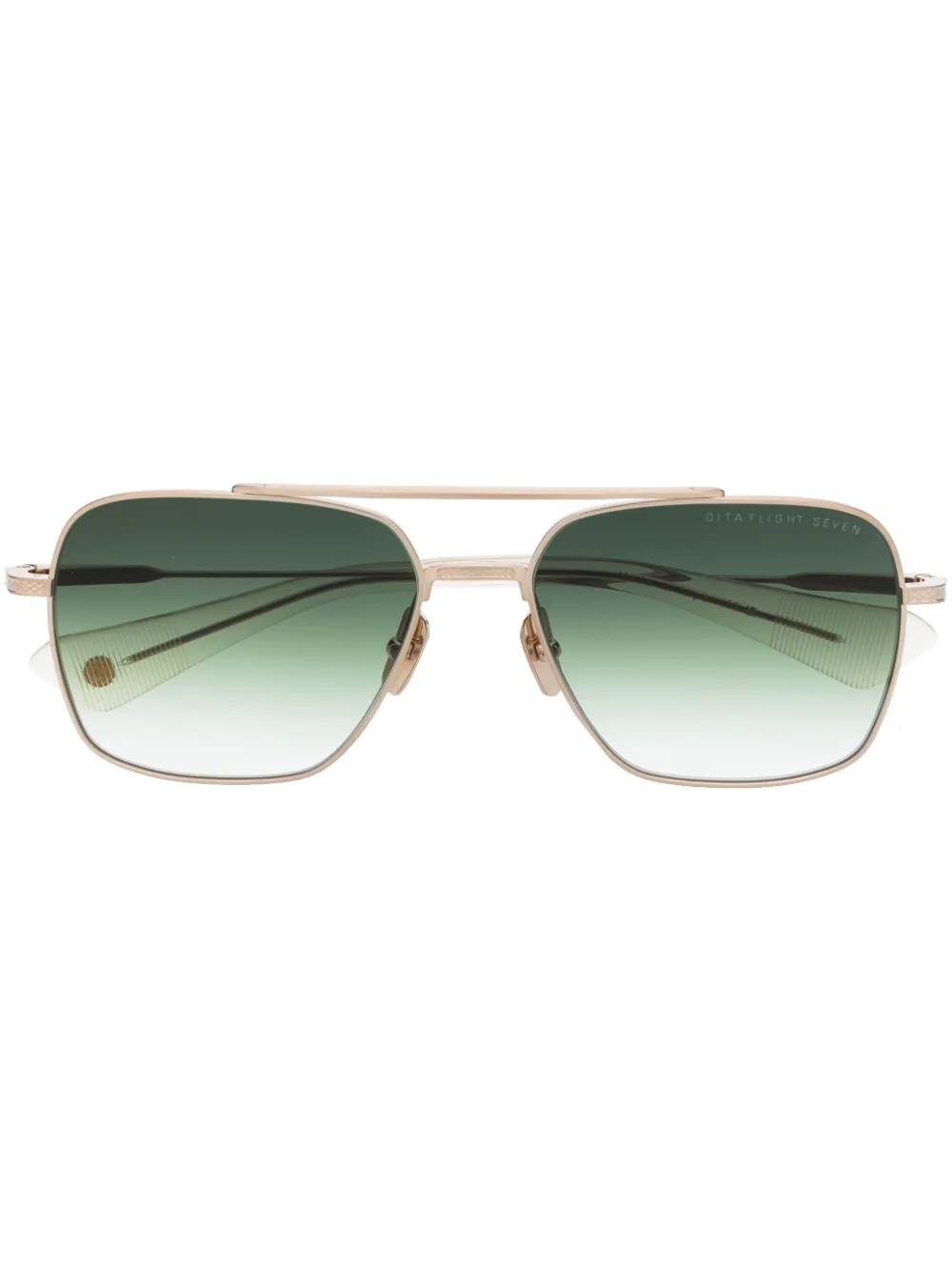 

Солнцезащитные очки в квадратной оправе Dita Eyewear, золотой